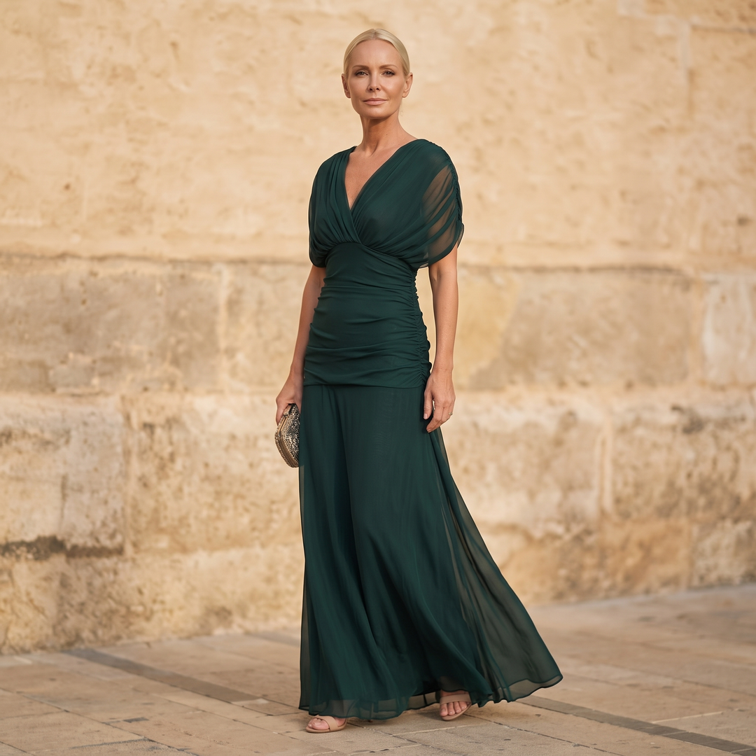 Avery | Elegant Blå Kjole